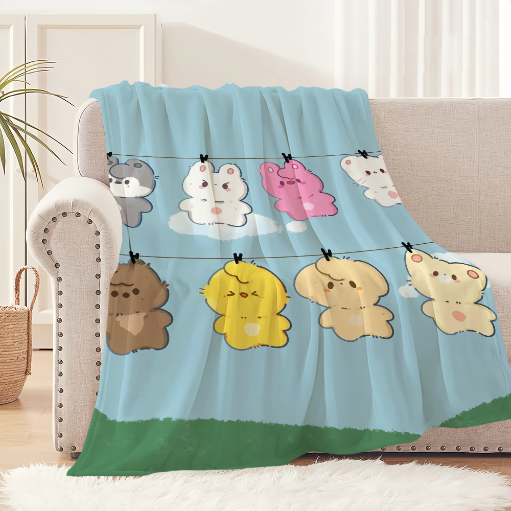 Home Office Rug - Kpop Boy Group Cartoon S-Skzoo-S Cute