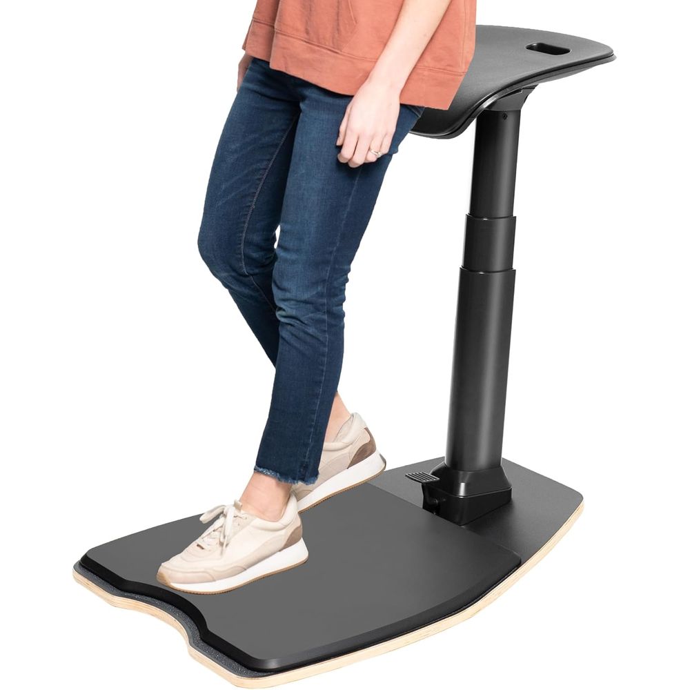 Home Office Chair - Ergonomic Anti-Fatigue Mat Leaning Chair, Adjustable