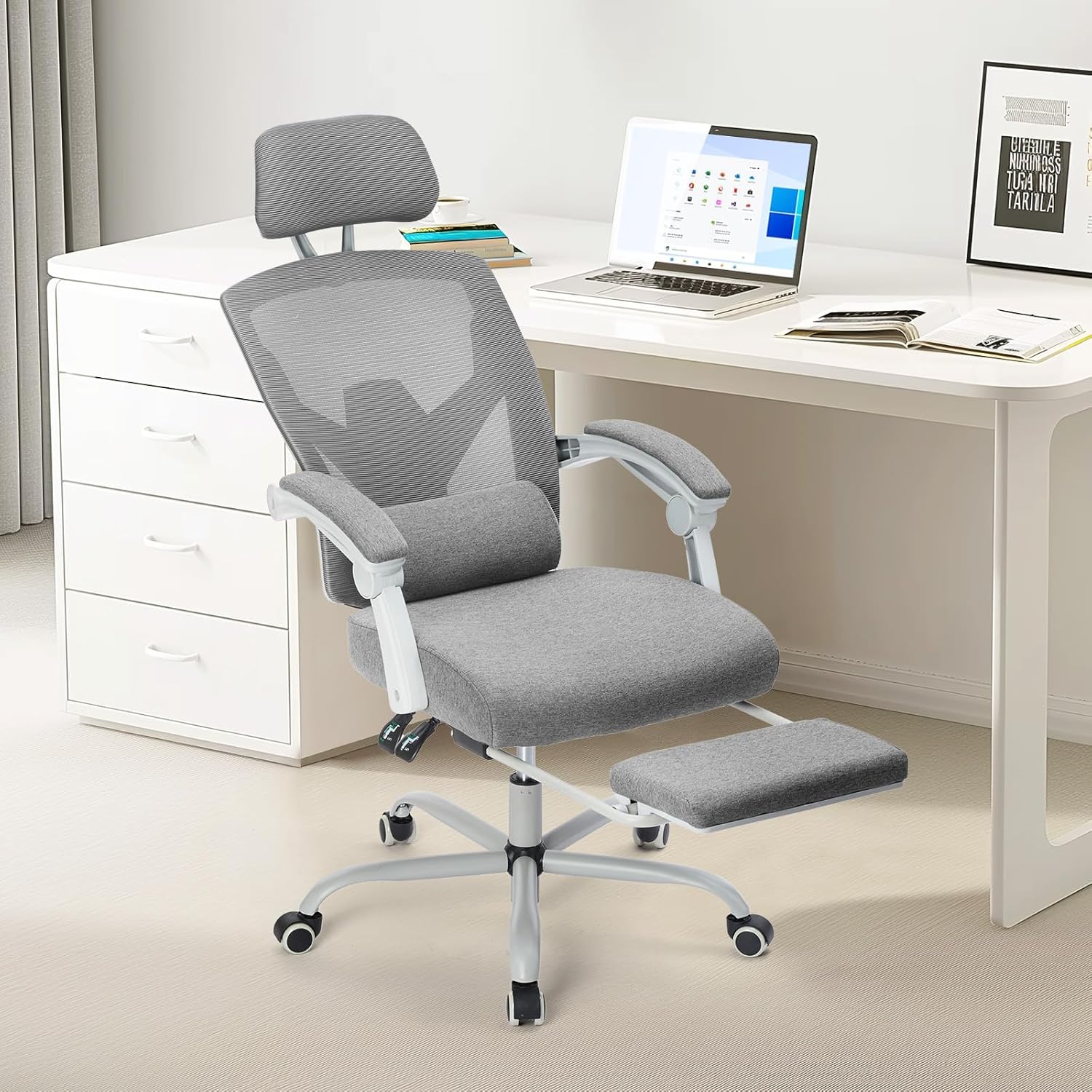 Home Office Chair - Ergonomic High-Back Mesh Office Chair with