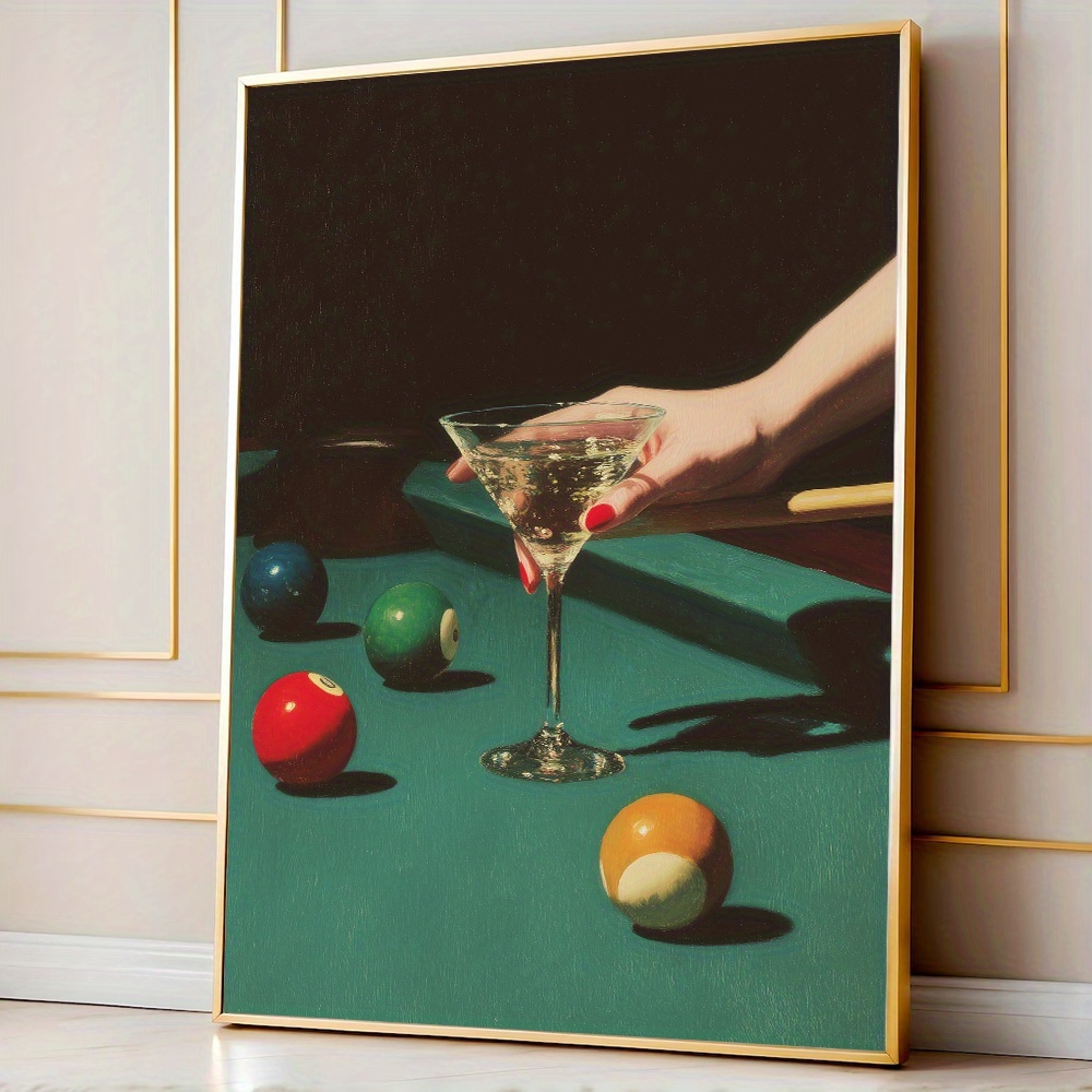 1pc Vintage Billiards Cocktail - Home Office Furniture avaliação e preço