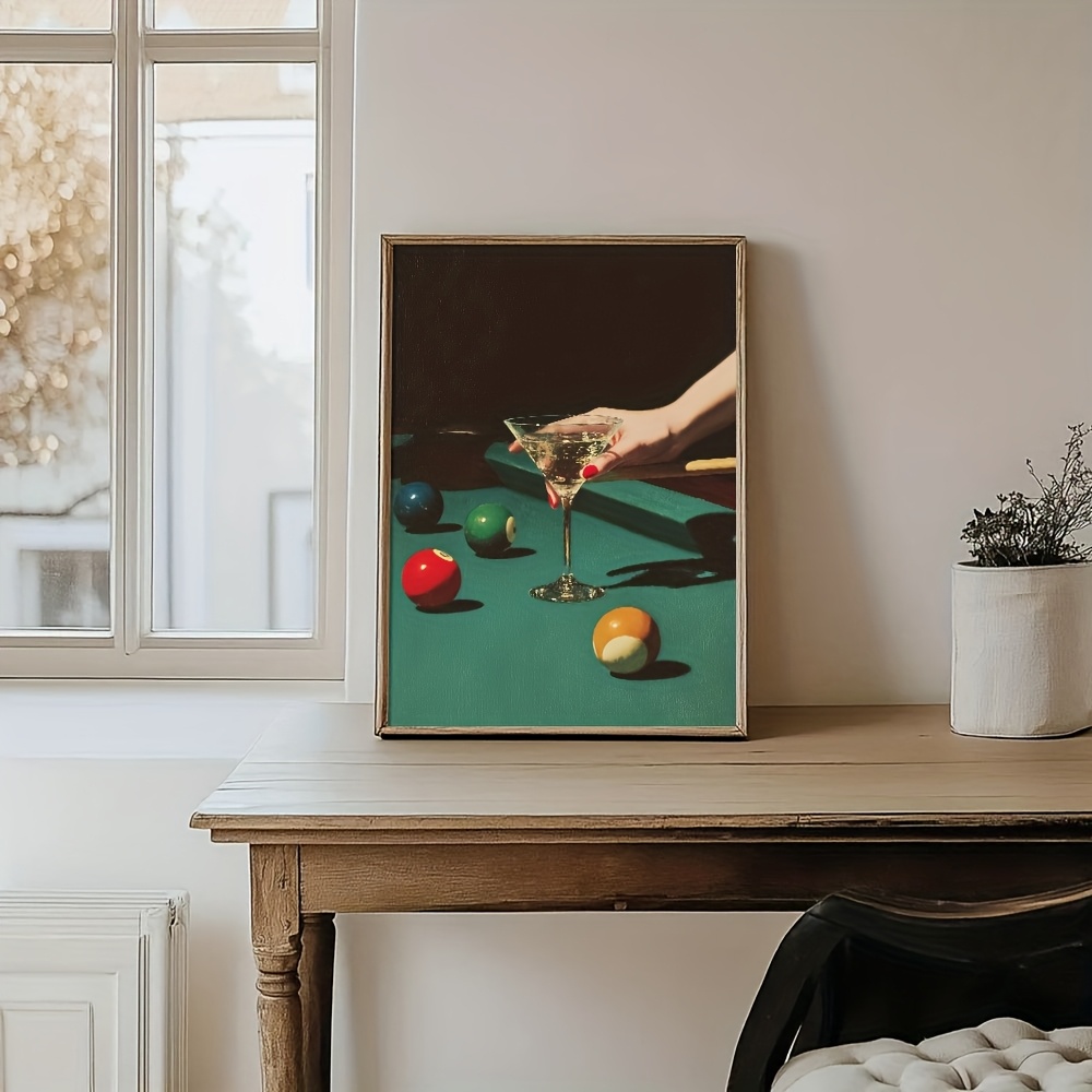 1pc Vintage Billiards Cocktail - Home Office Furniture avaliação e preço