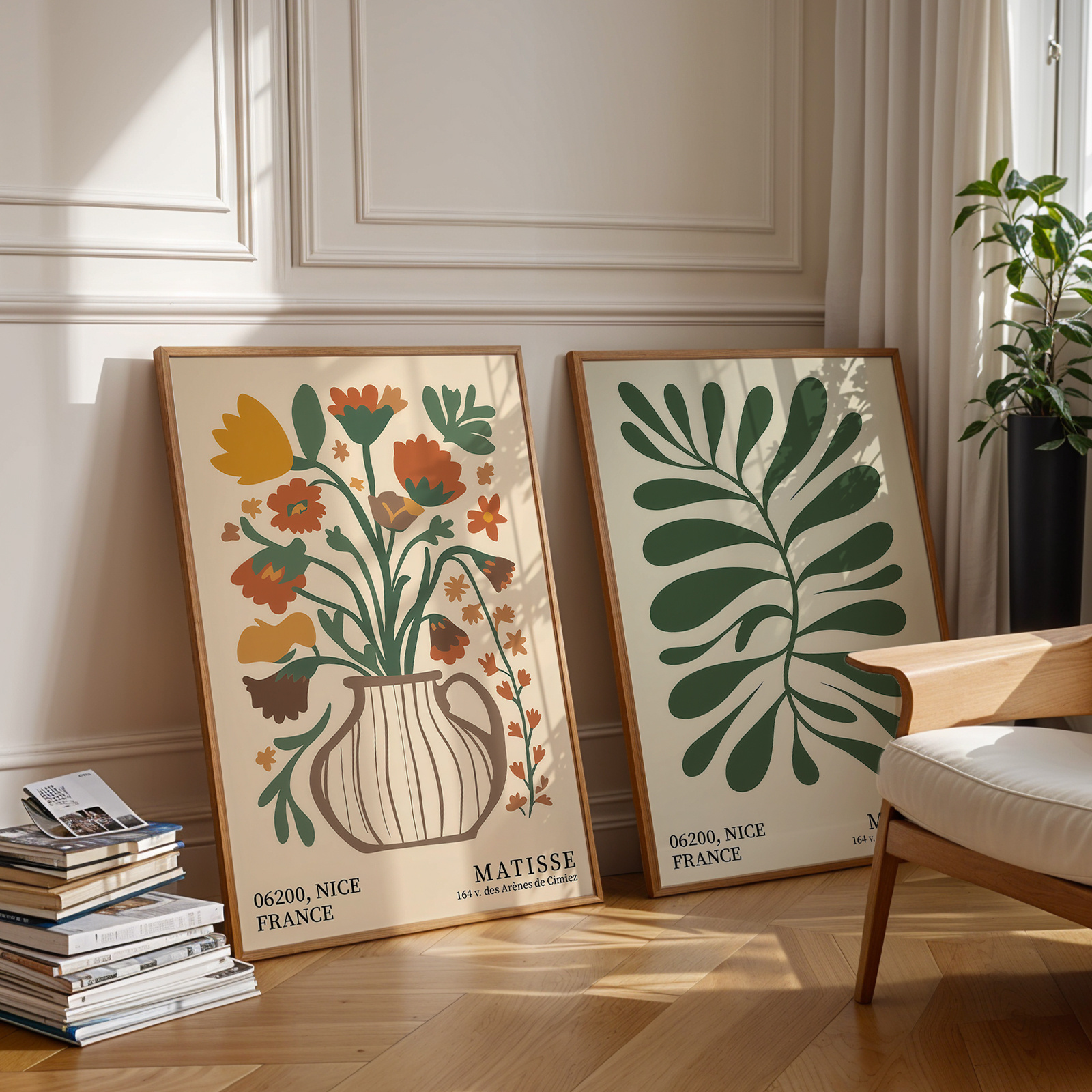 2pcs Green Bohemian Floral Can - Home Office Furniture avaliação e preço