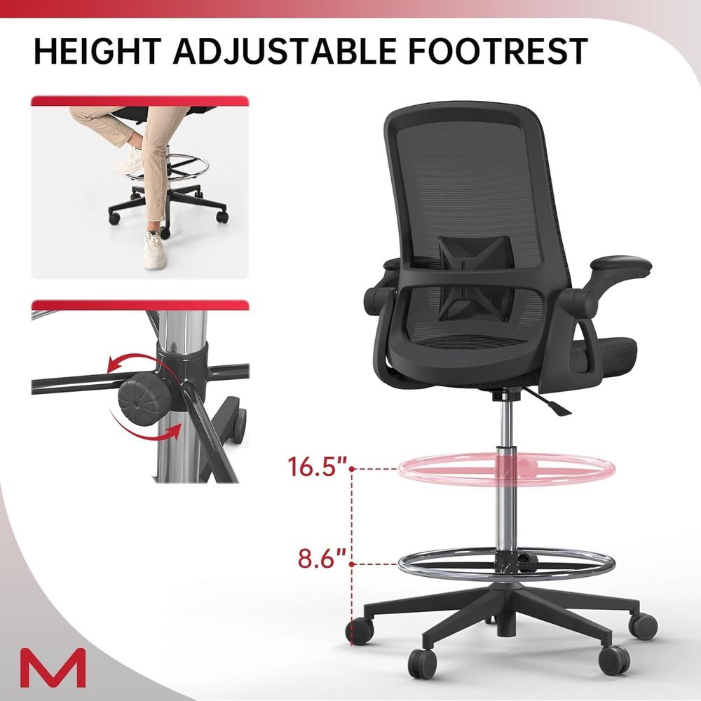 Mesh Backrest Swivel Chair wit - Home Office Chair avaliação e preço