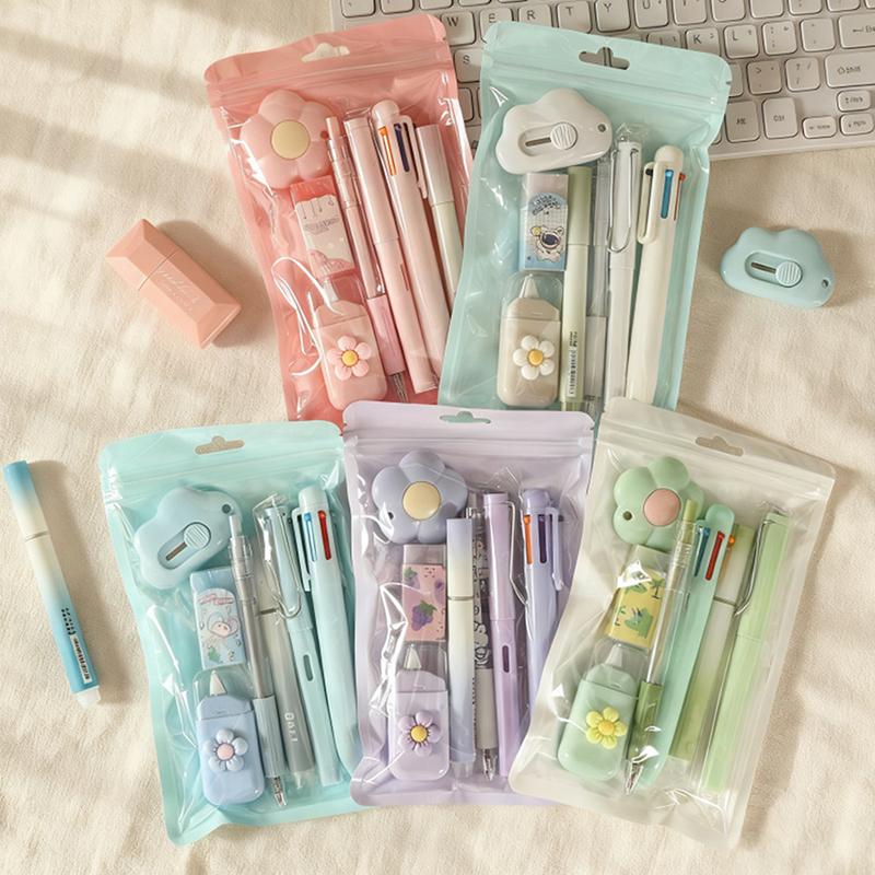7Pcs Premium Stationery Set, N - Home Office Student avaliação e preço