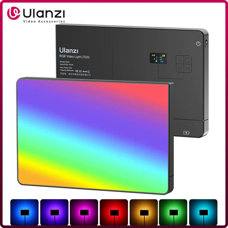 Ulanzi LT003 RGB Video Light F - Zoom Lighting Kit avaliação e preço