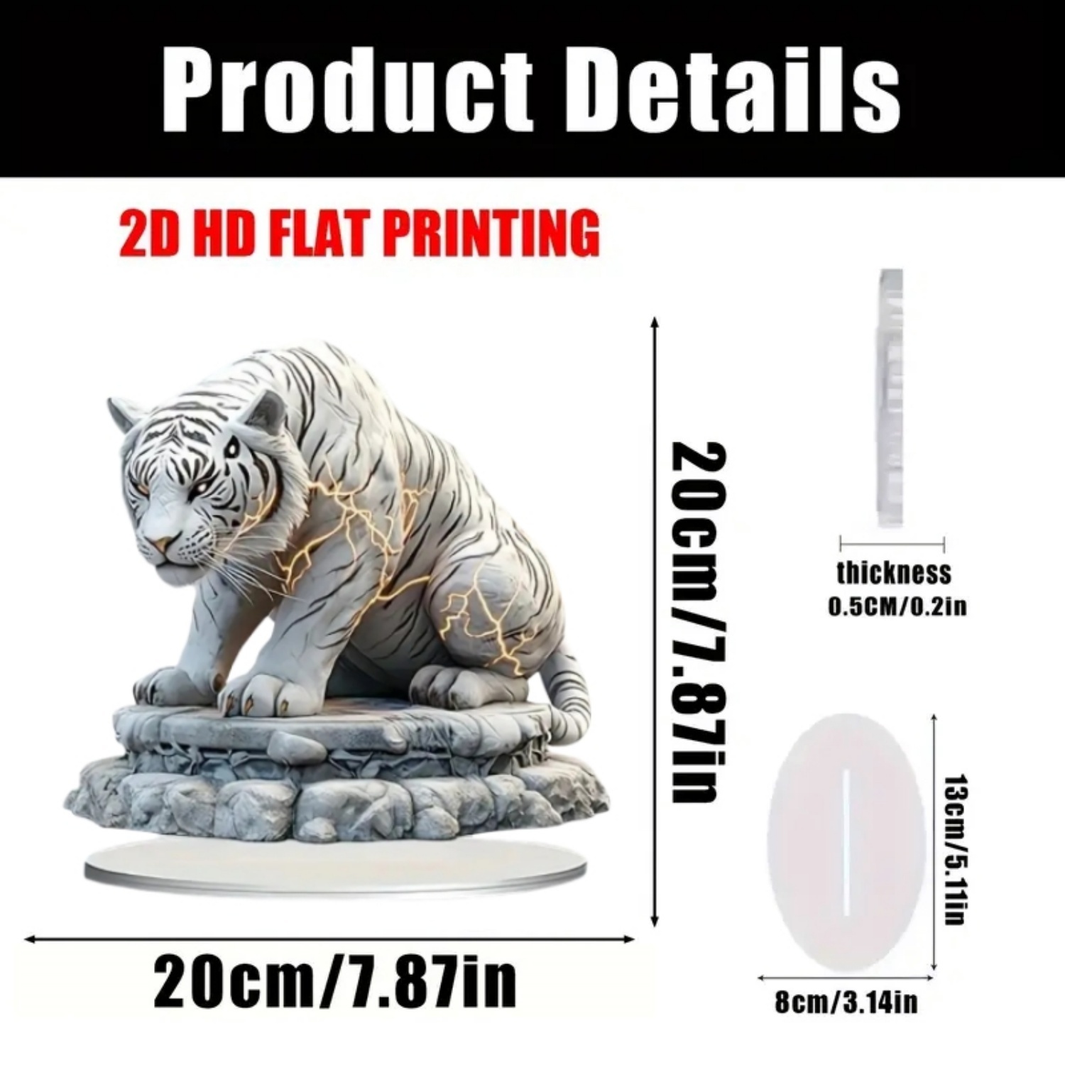 Two Tigers Statue,2D Flat Anim - Home Office For Two avaliação e preço