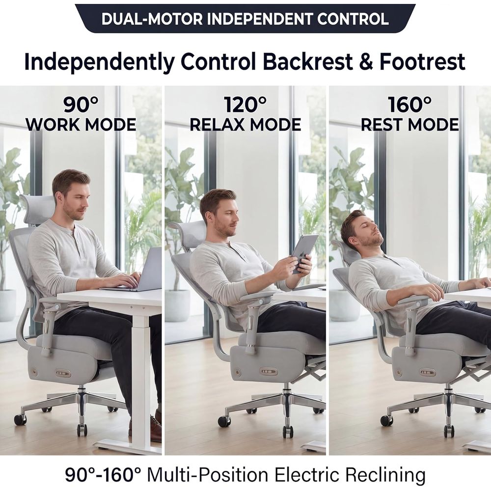 Dual-Motor Ergonomic Office Ch - Home Office Chair avaliação e preço