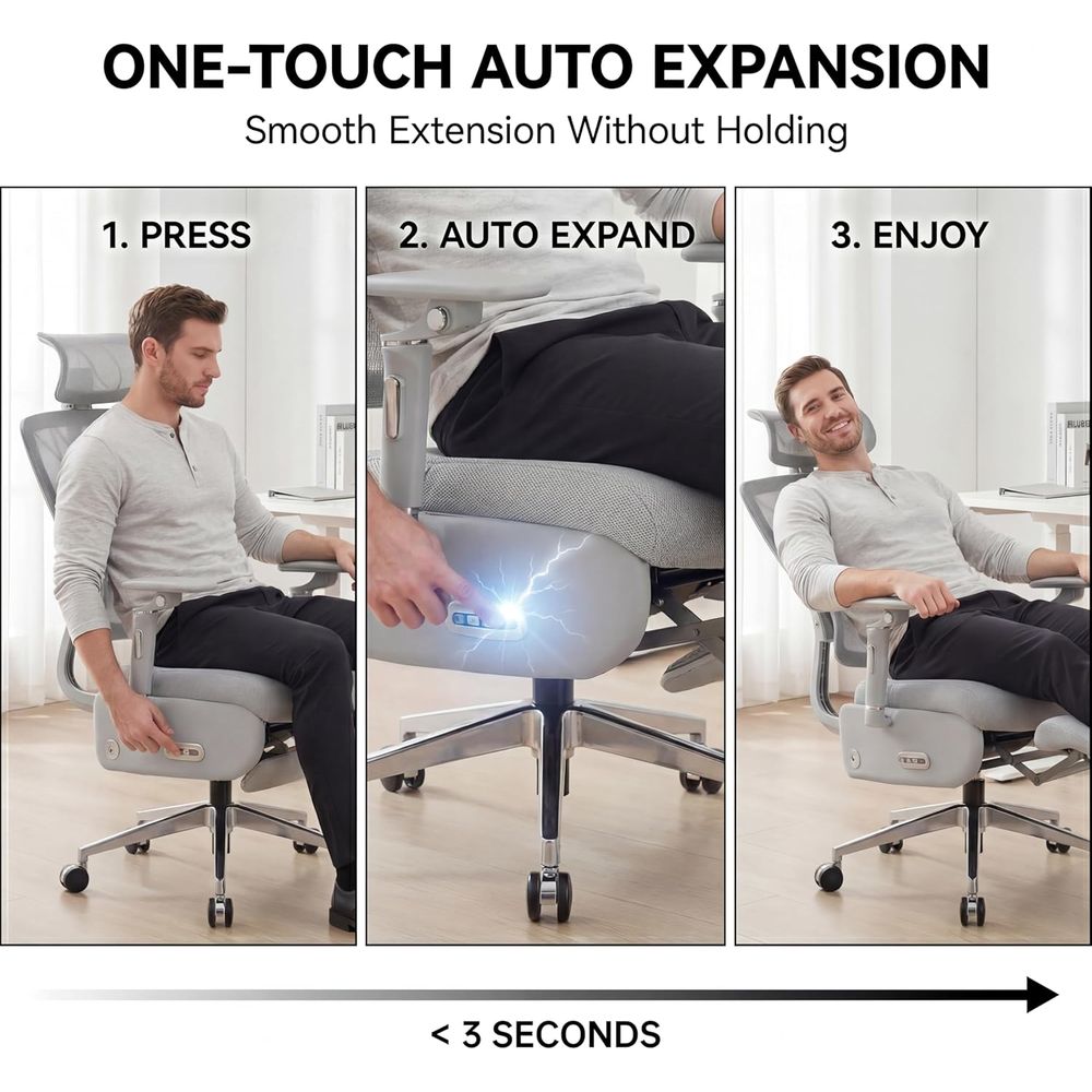Dual-Motor Ergonomic Office Ch - Home Office Chair avaliação e preço