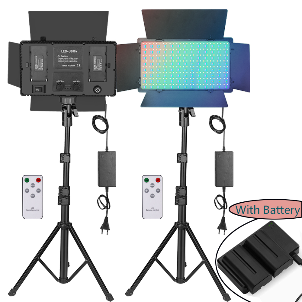 U800 RGB Photo Light LED Photo - Zoom Lighting Kit avaliação e preço