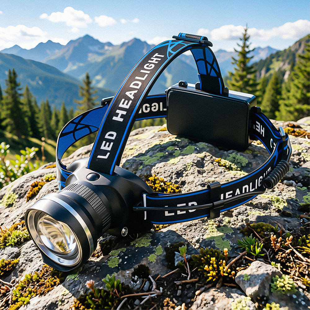 LED Aluminum Alloy Headlamp 4- - Zoom Lighting Kit avaliação e preço