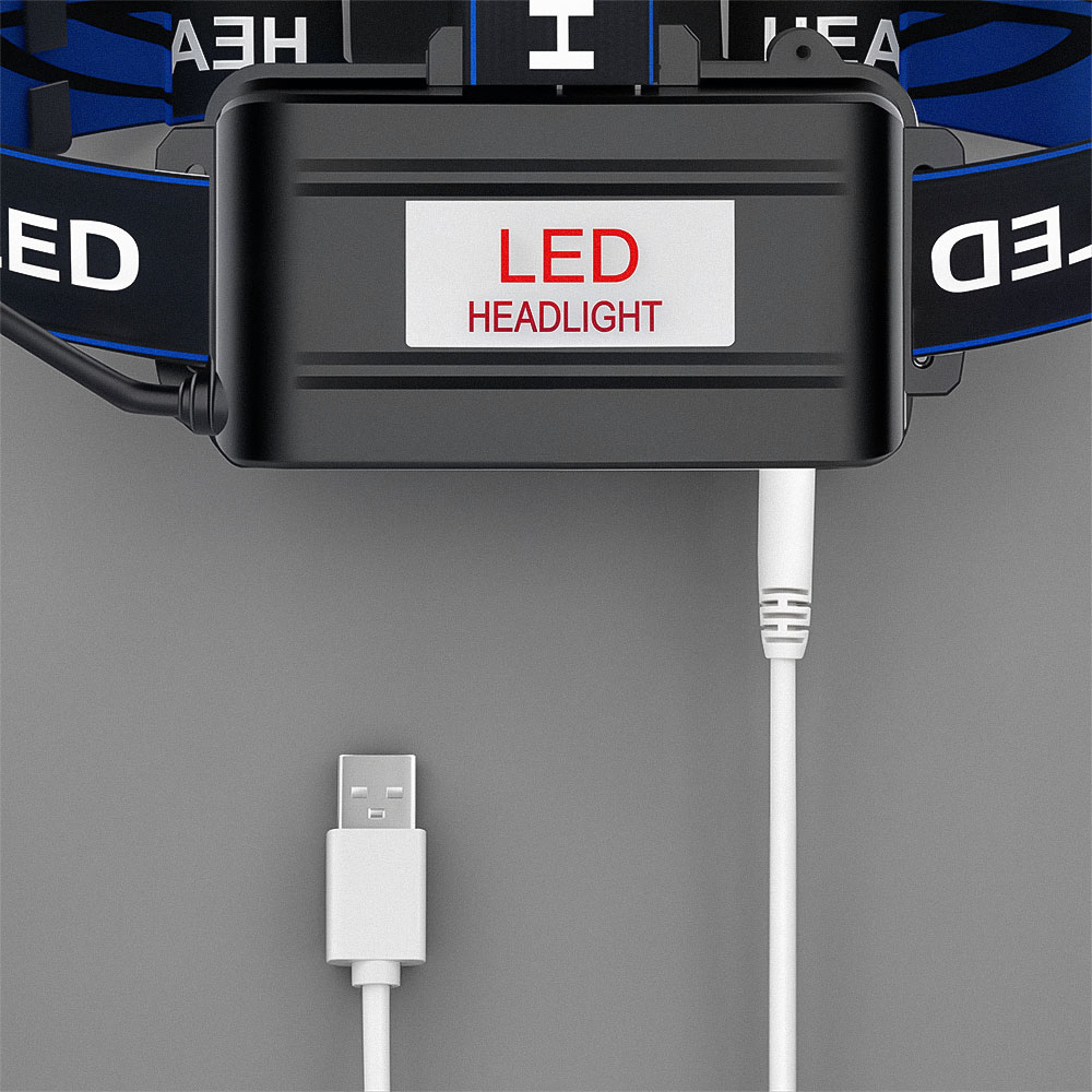 LED Aluminum Alloy Headlamp 4- - Zoom Lighting Kit avaliação e preço