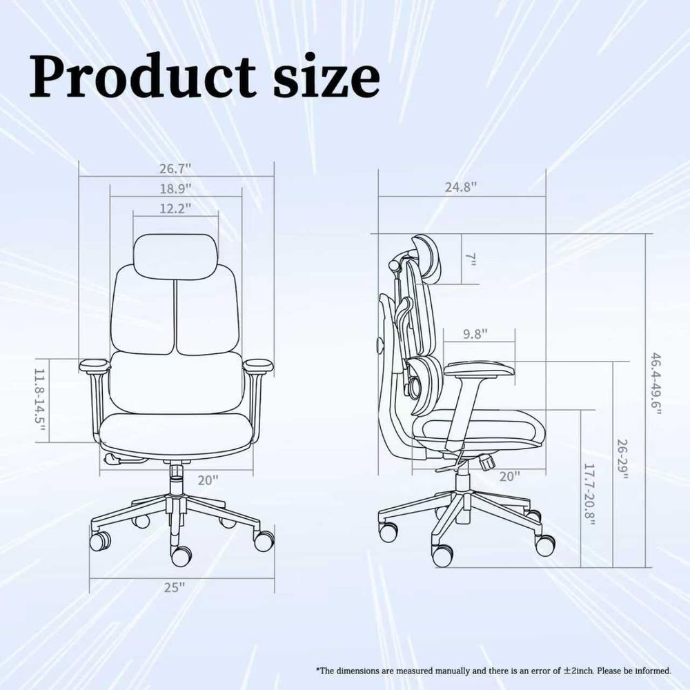 Ergonomic High-Capacity Home M - Home Office Chair avaliação e preço