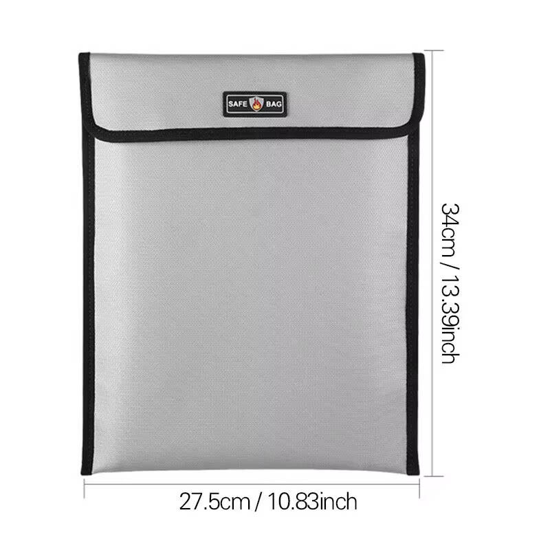 1pc Waterproof Fireproof Docum - Home Office Passport avaliação e preço