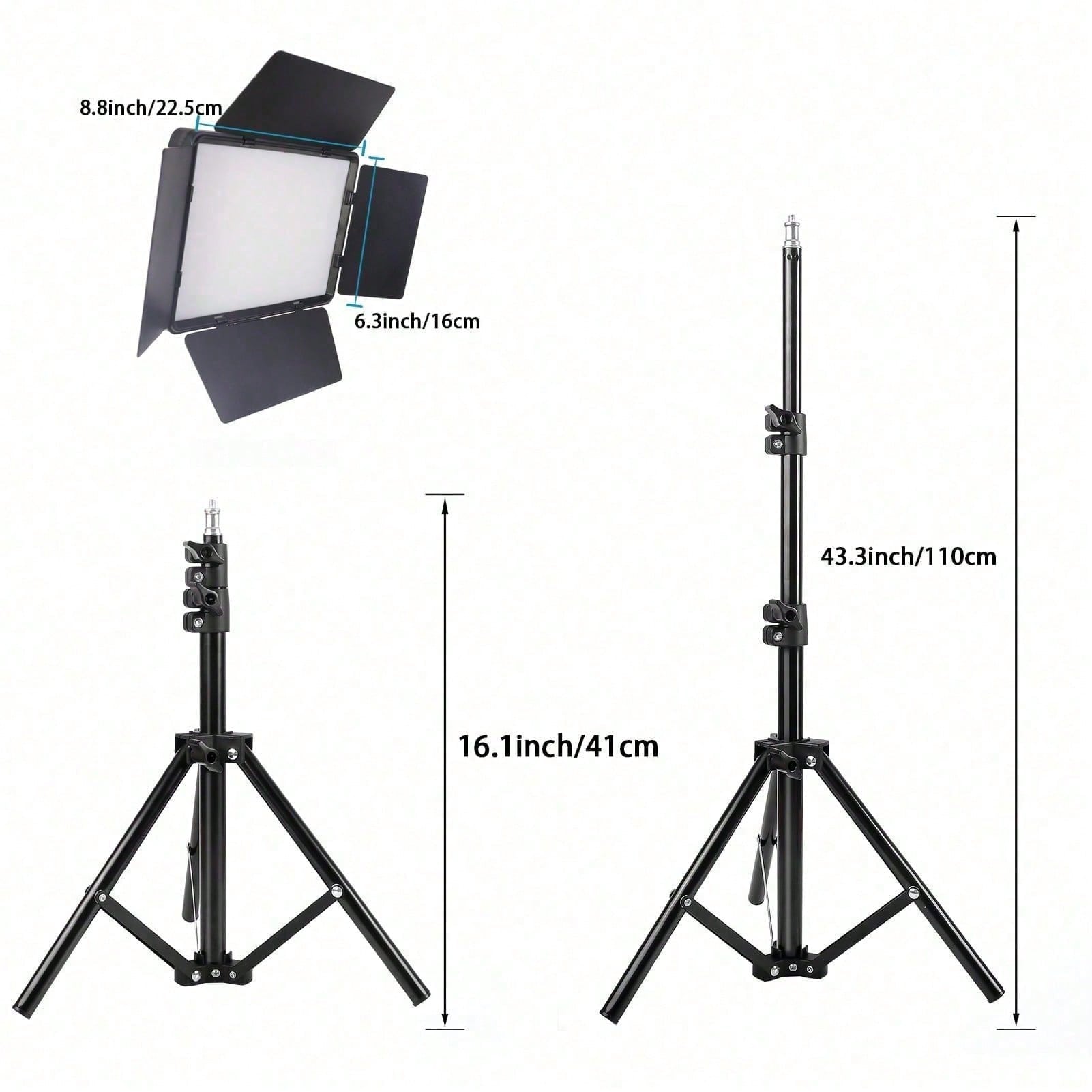 10 Inch Square 3-Color LED Fil - Zoom Lighting Kit avaliação e preço