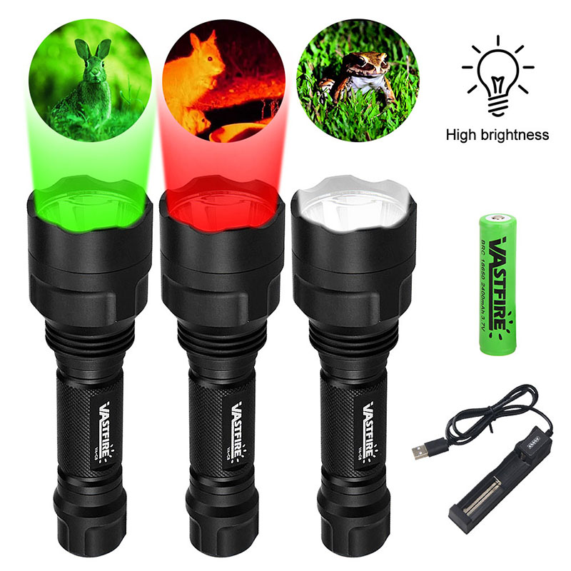 LED Tactical Hunting Flashligh - Zoom Lighting Kit avaliação e preço