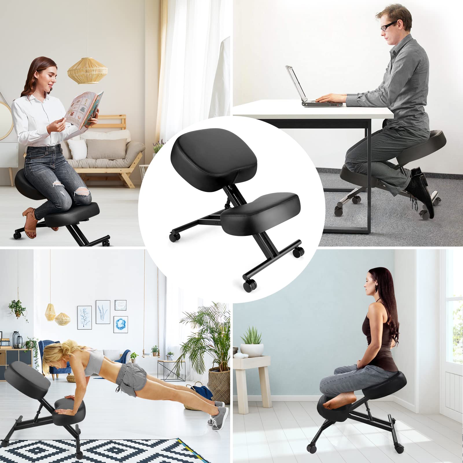 Kneeling Chair Ergonomic for O - Home Office Furniture avaliação e preço
