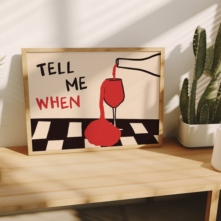 Vintage Tell Me When Drink Can - Home Office Furniture avaliação e preço