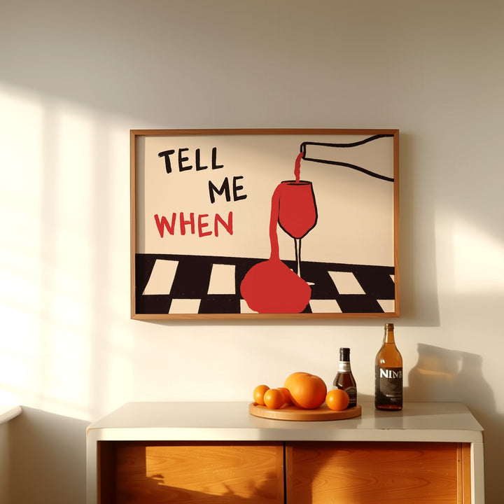 Vintage Tell Me When Drink Can - Home Office Furniture avaliação e preço