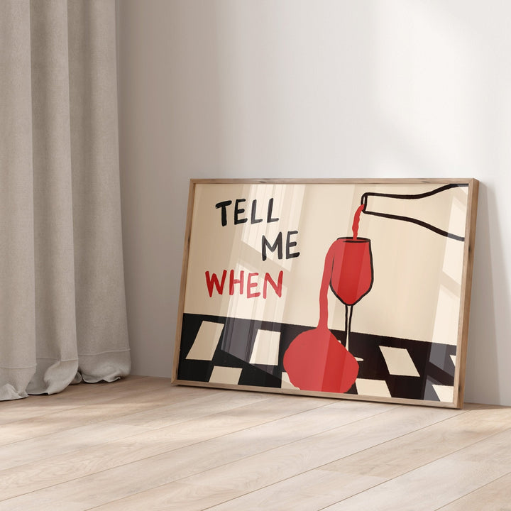 Vintage Tell Me When Drink Can - Home Office Furniture avaliação e preço