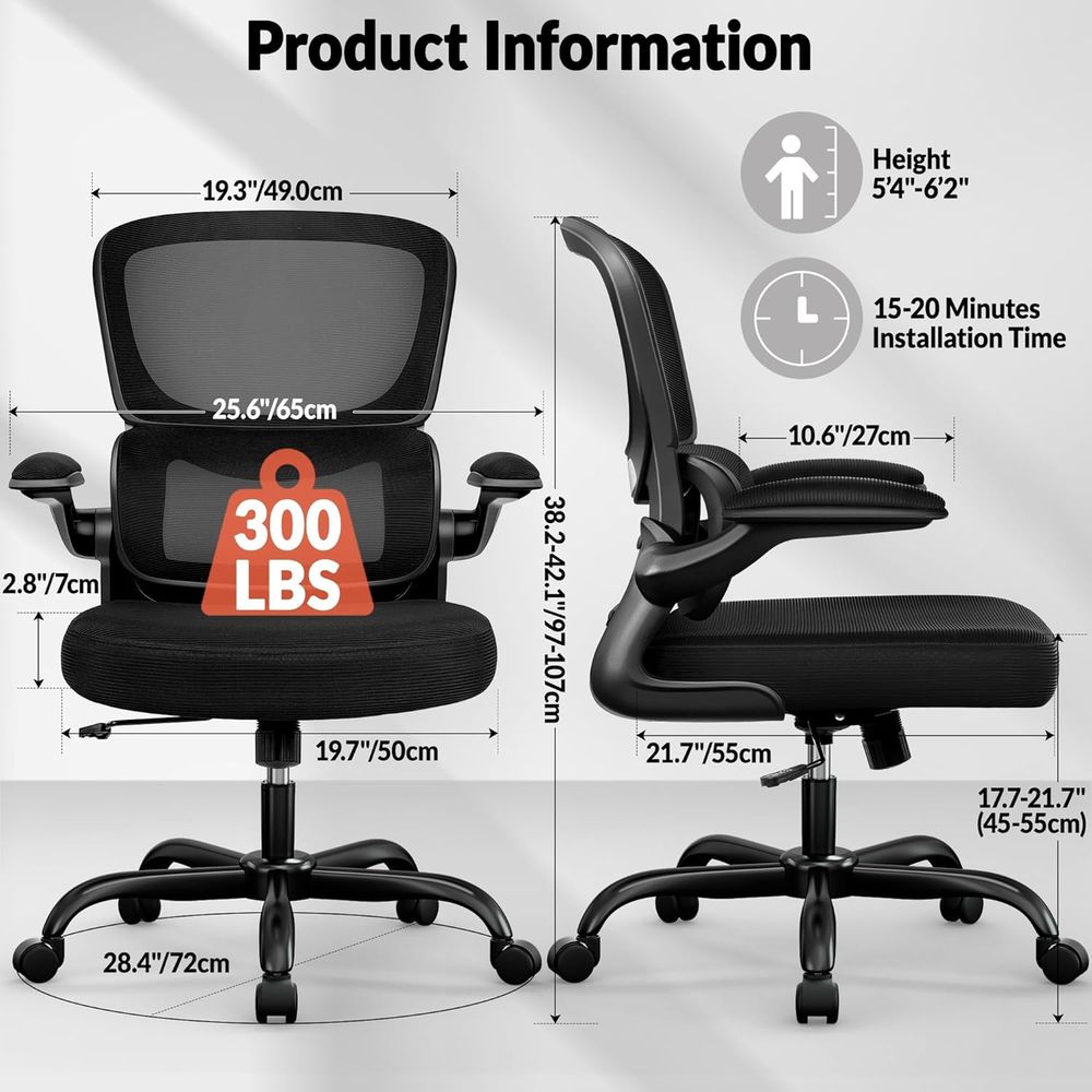 Ergonomic Breathable Mesh Desk - Home Office Chair avaliação e preço