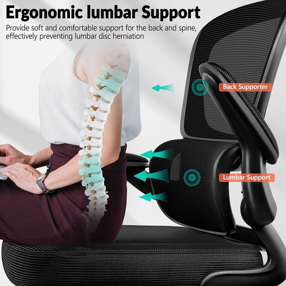 Ergonomic Breathable Mesh Desk - Home Office Chair avaliação e preço