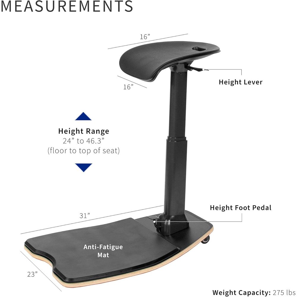 Ergonomic Anti-Fatigue Mat Lea - Home Office Chair avaliação e preço