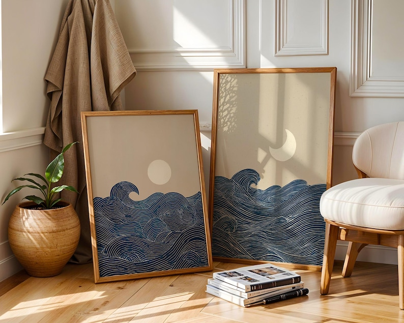 2pcs Japandi Minimalist Moon C - Home Office For Two avaliação e preço