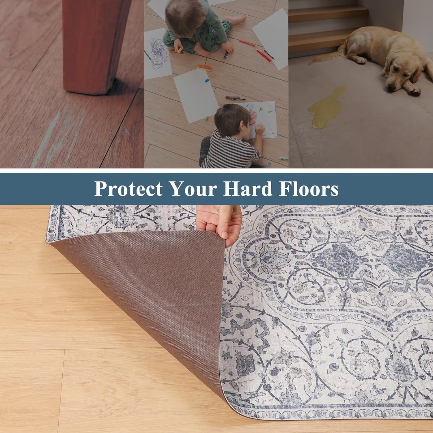 Waterproof PVC Floor Mat 4x6 f - Home Office Rug avaliação e preço
