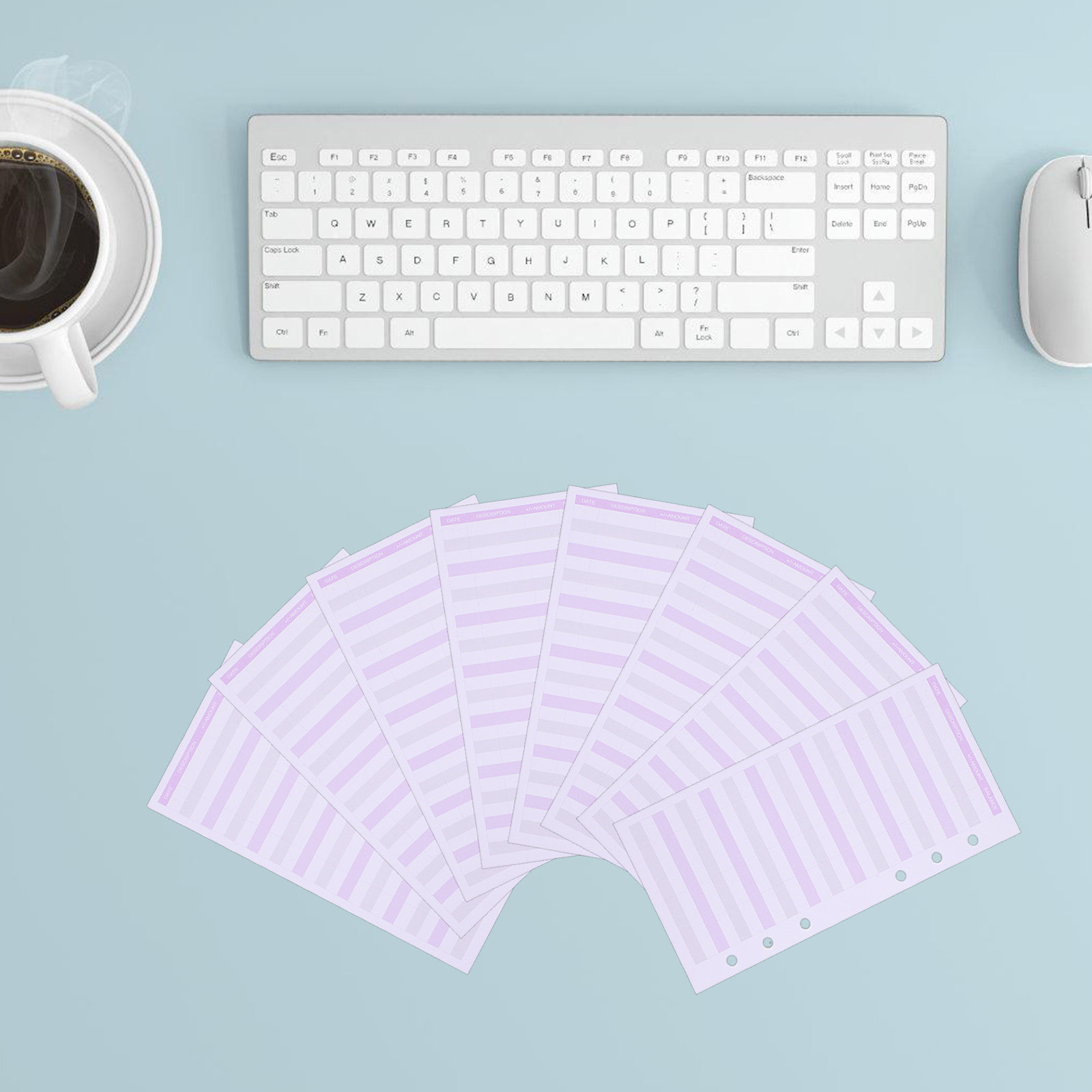 60Pcs Budget Sheets Paper Budg - Home Office Expenses avaliação e preço
