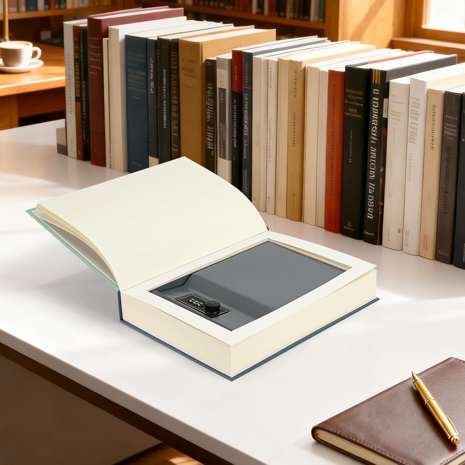 Decorative Book Safe with Comb - Home Office Passport avaliação e preço