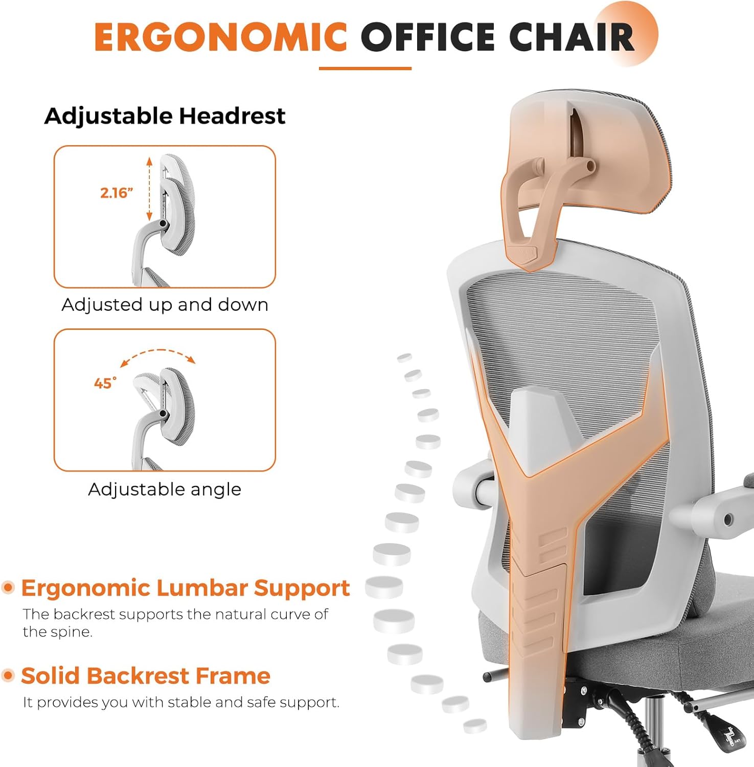 Ergonomic High-Back Mesh Offic - Home Office Chair avaliação e preço