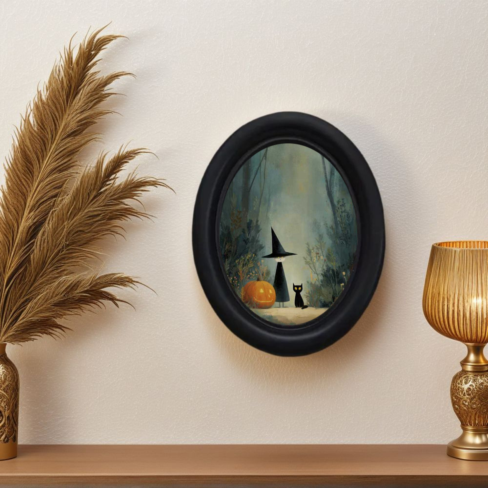 A 3D Vintage Halloween Witch a - Home Office Furniture avaliação e preço