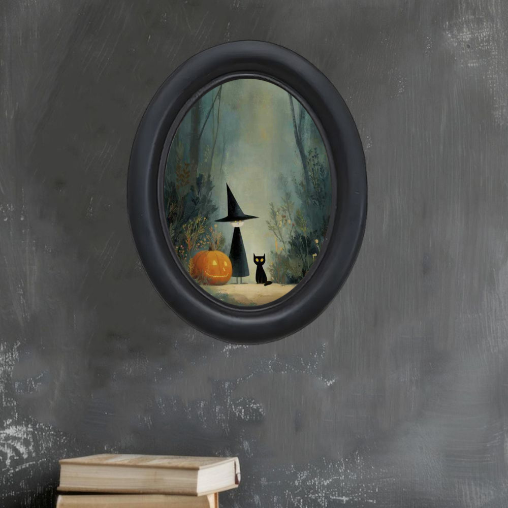 A 3D Vintage Halloween Witch a - Home Office Furniture avaliação e preço
