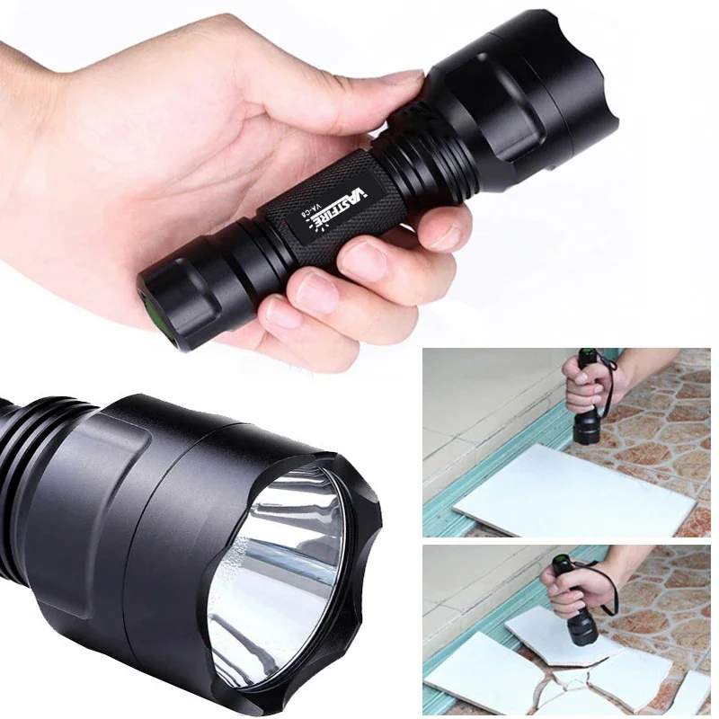LED Tactical Hunting Flashligh - Zoom Lighting Kit avaliação e preço