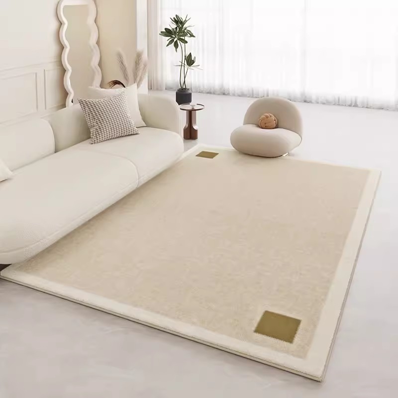 VIKAMA Light Luxury Cream Styl - Home Office Rug avaliação e preço