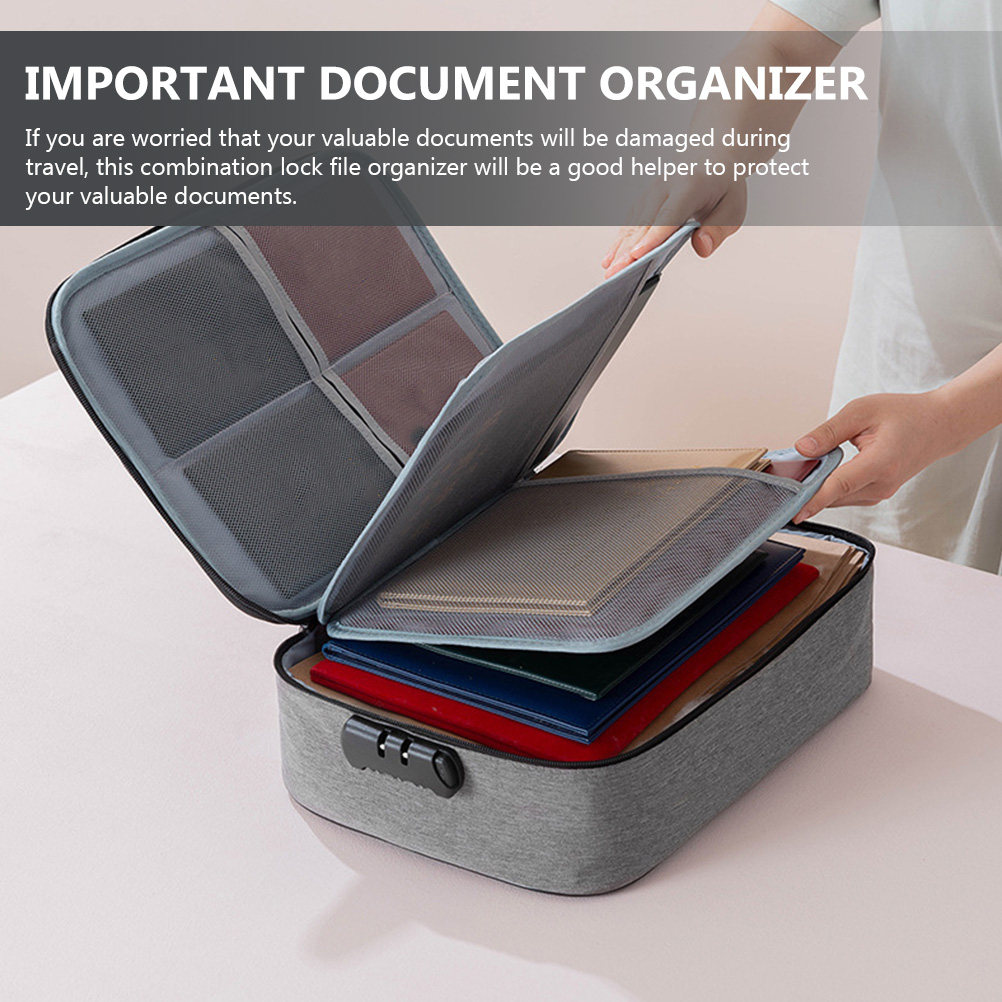 Portable Document Lock Box wit - Home Office Passport avaliação e preço