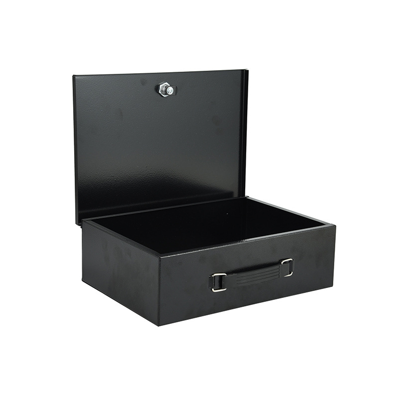 Locked iron box Cash box Docum - Home Office Passport avaliação e preço