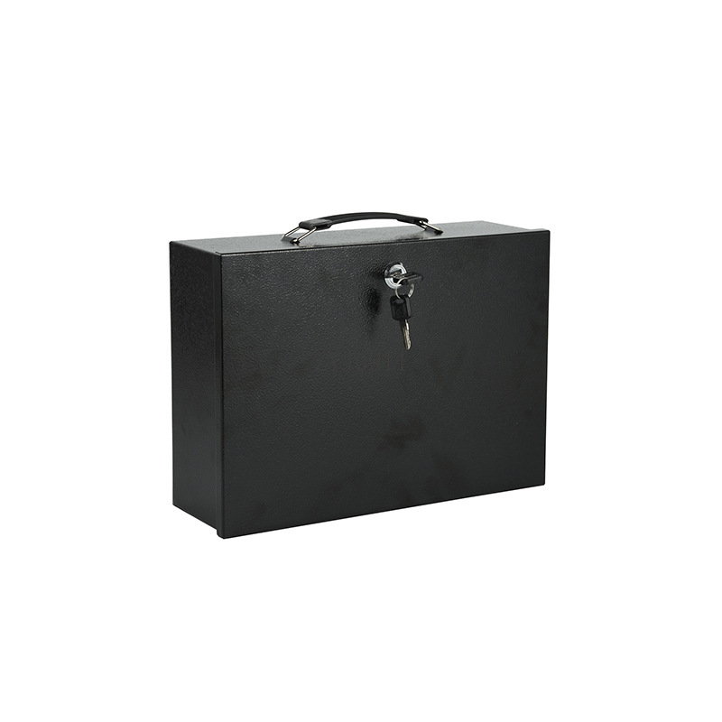 Locked iron box Cash box Docum - Home Office Passport avaliação e preço