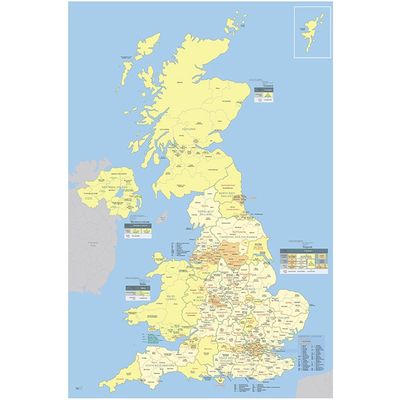A1/A2 United Kingdom Map The U - Home Office United Kingdom avaliação e preço