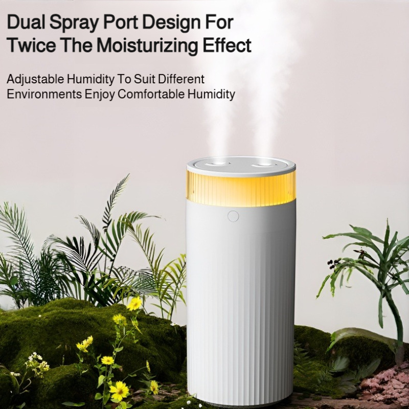 Dual Spray Mist Air Humidifier - Home Office With Two Desks avaliação e preço