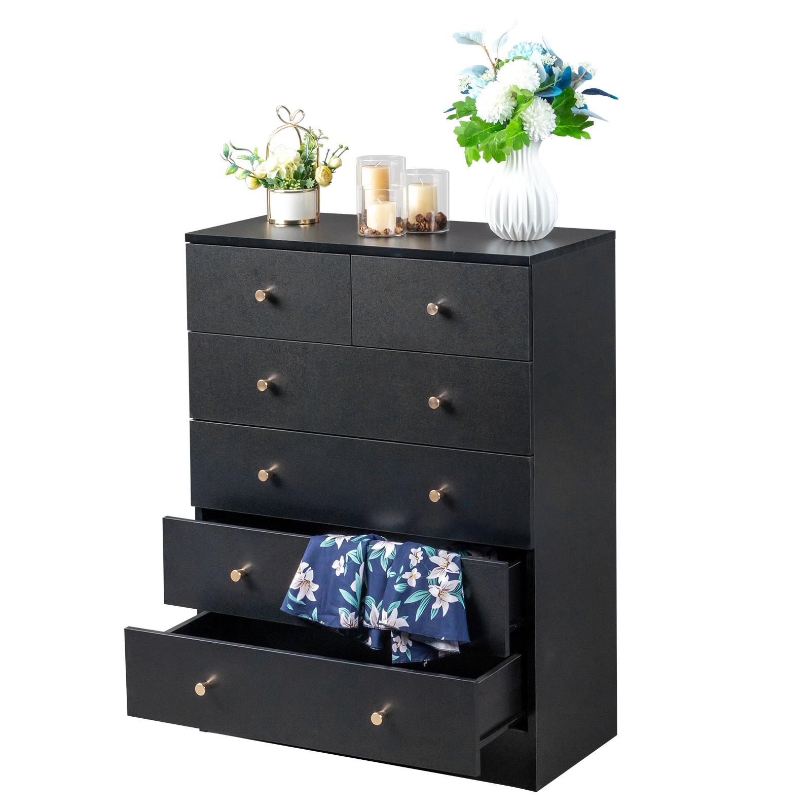 6 Drawer Dresser for Bedroom,T - Home Office Furniture avaliação e preço