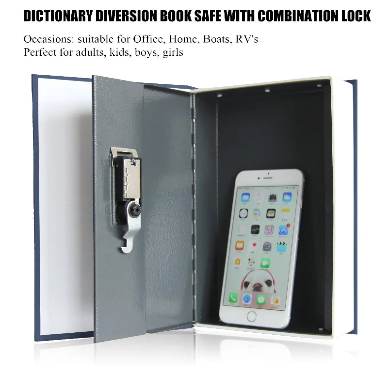 Book Safe with Combination Loc - Home Office Dictionary avaliação e preço
