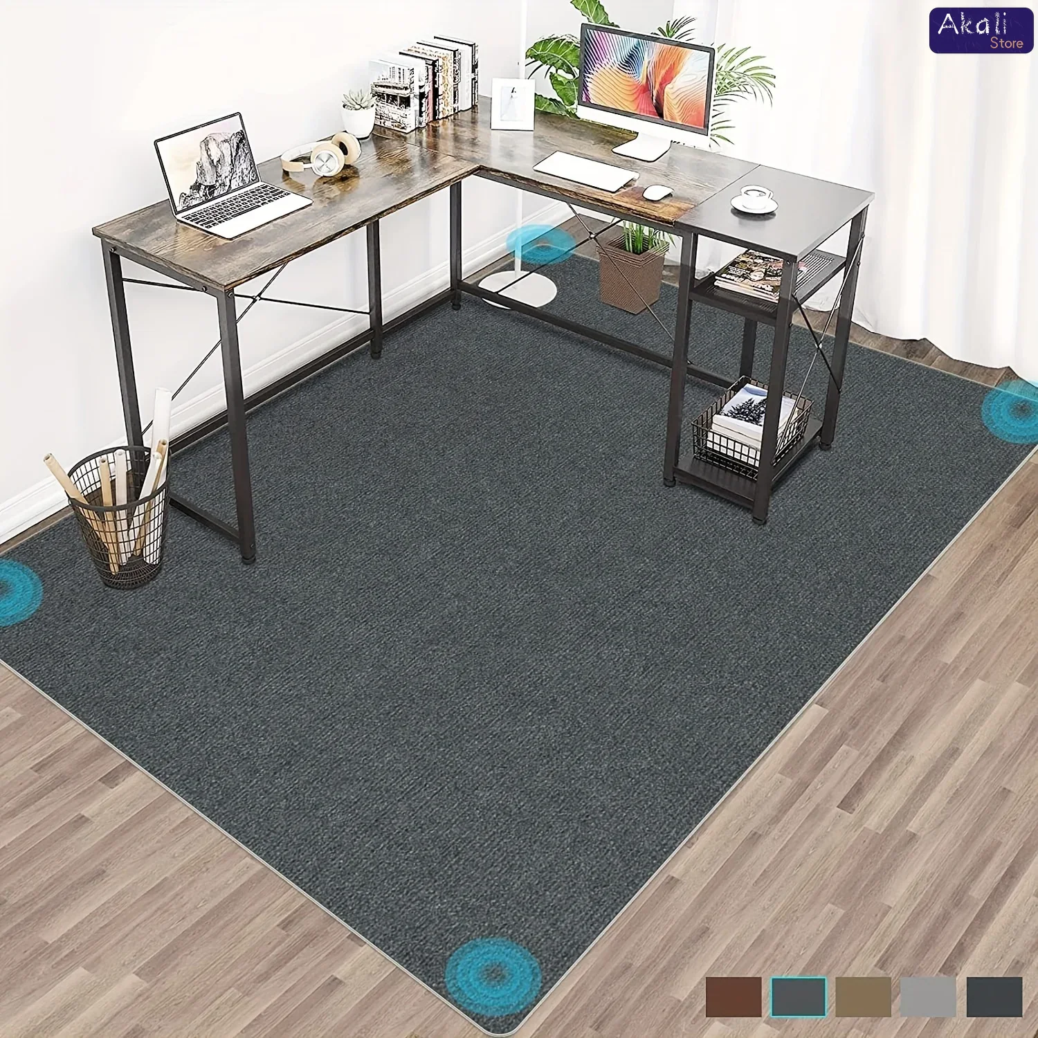 Large Size Office Chair Mat An - Home Office Rug avaliação e preço