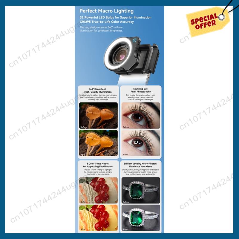 -A15I 10-20X Zoom Macro Lens W - Zoom Lighting Kit avaliação e preço
