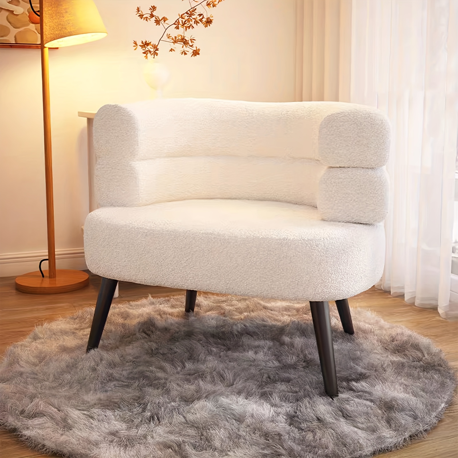 Padded Accent Chair with Cushi - Home Office United Kingdom avaliação e preço