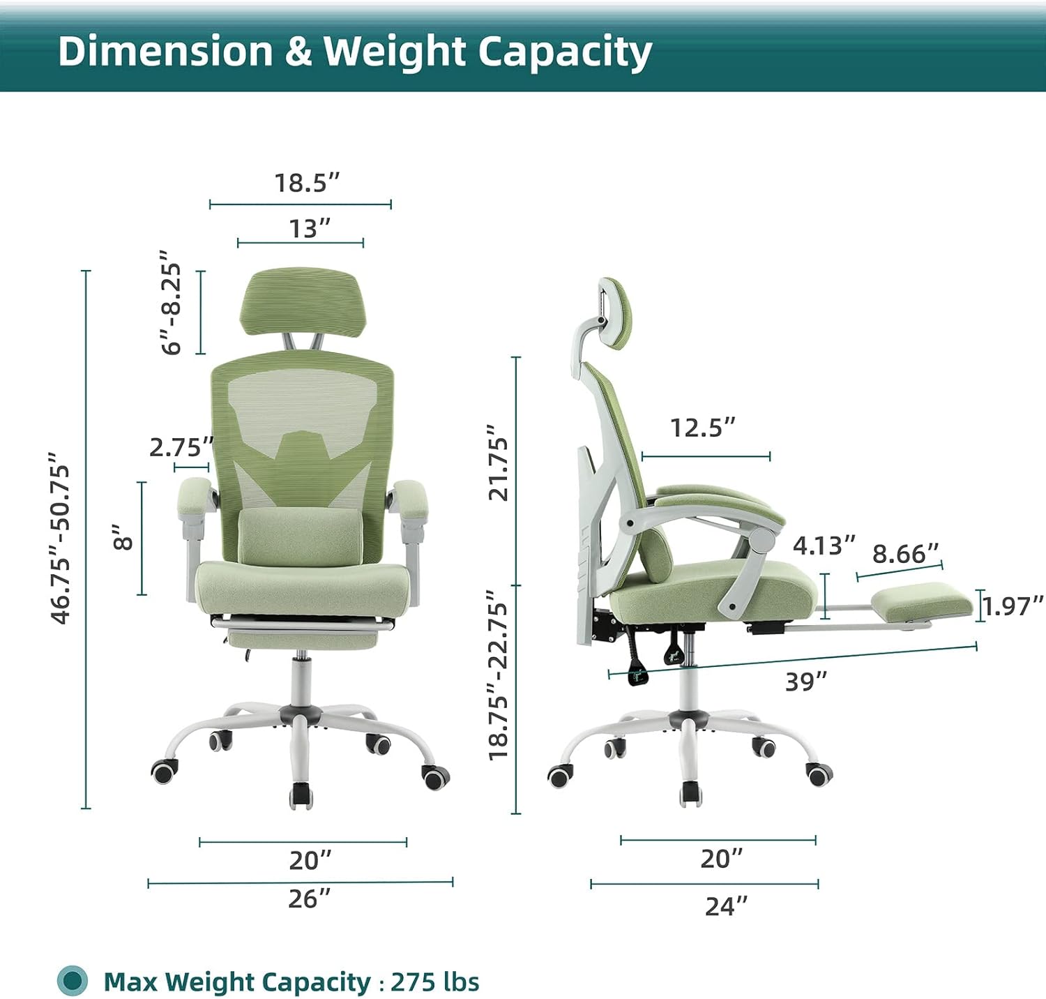 Ergonomic Mesh Swivel Chair wi - Home Office Student avaliação e preço