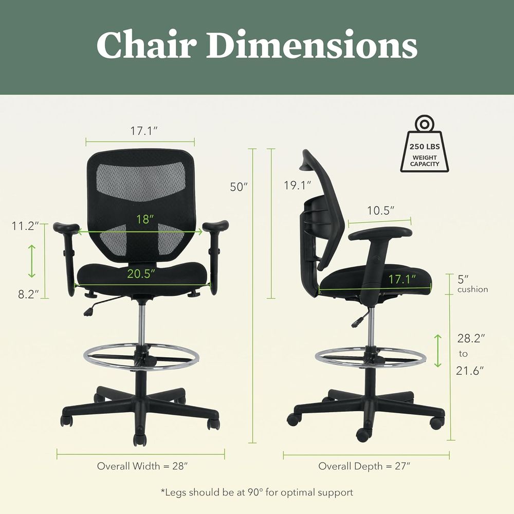 Ergonomic Mesh Standing Office - Home Office Chair avaliação e preço