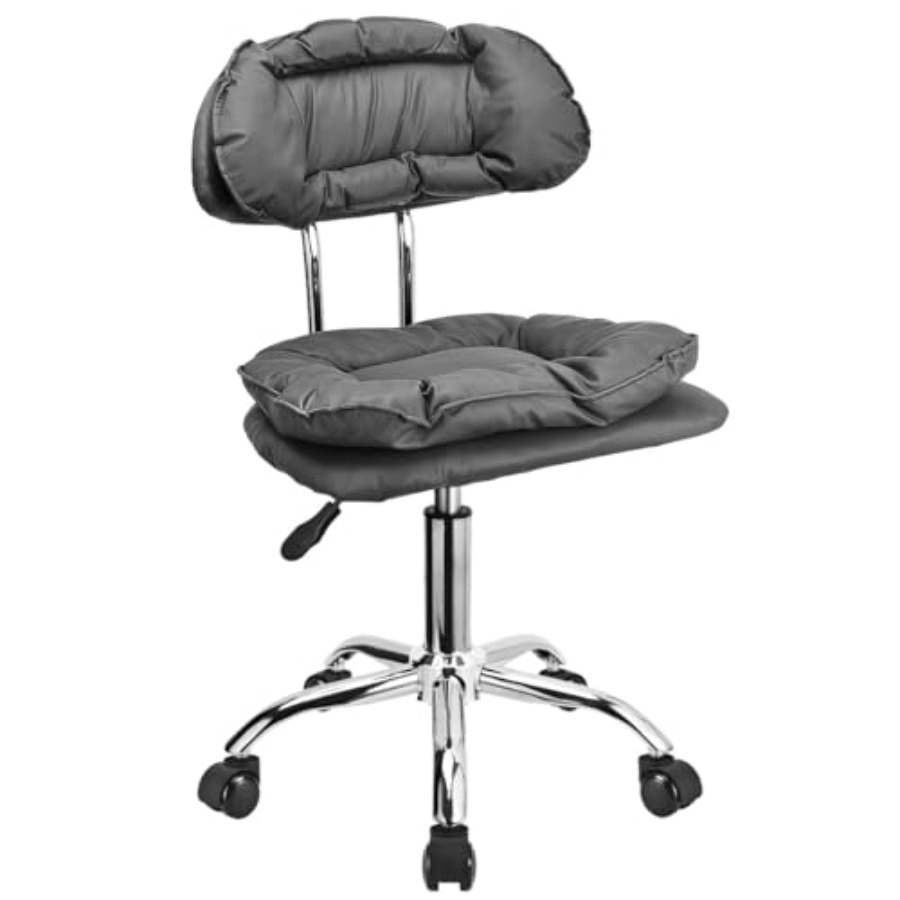 Rolling Stool Backrest Thick S - Home Office Chair avaliação e preço