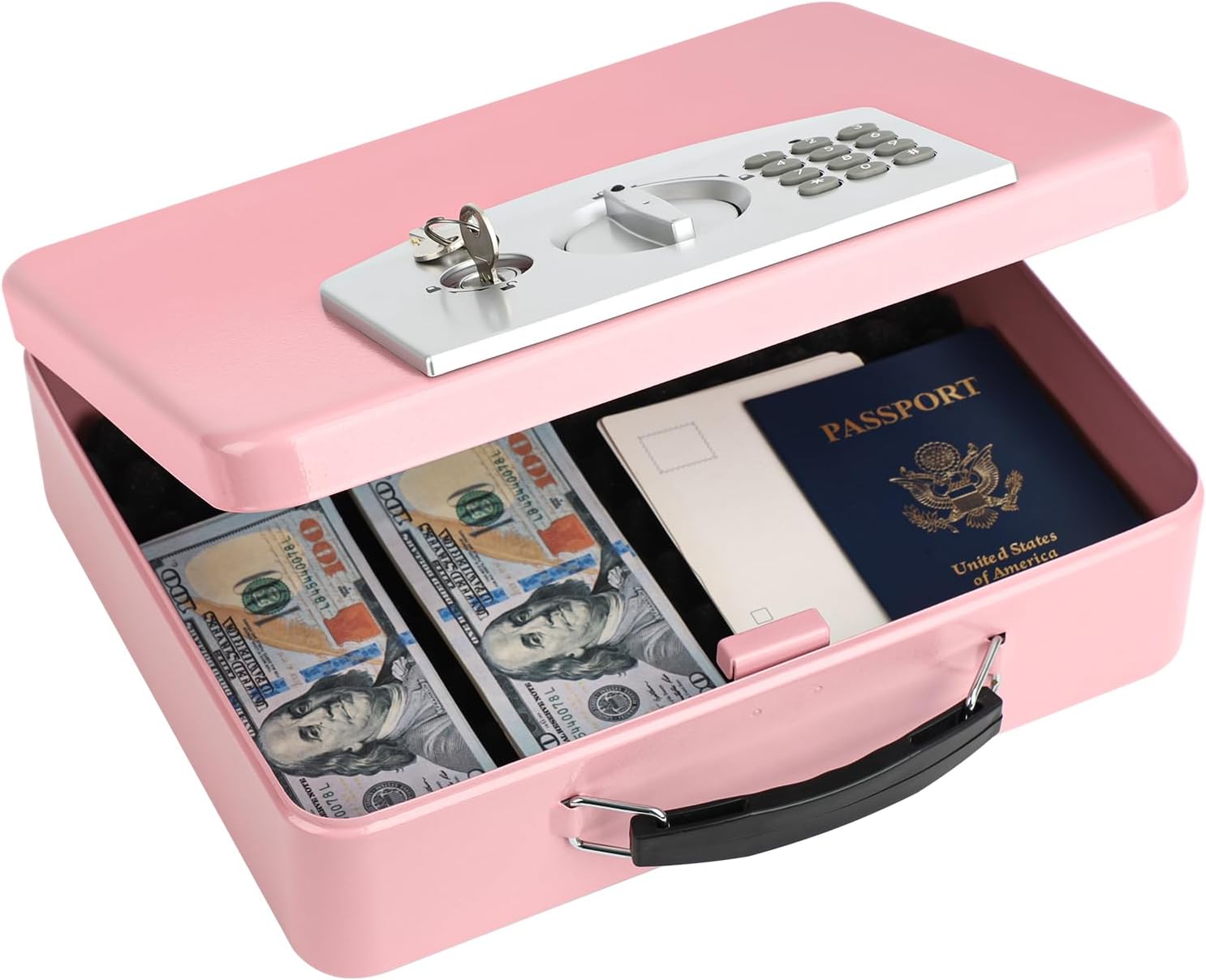 Digital Safe Box with Keypad L - Home Office Passport avaliação e preço