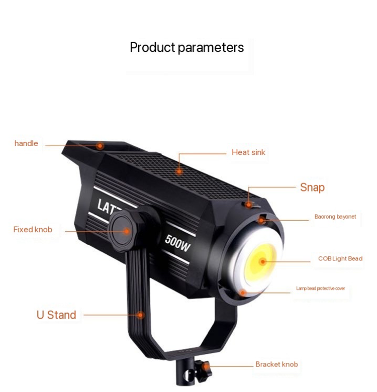 LATZZ 500W LED Video Light 280 - Zoom Lighting Kit avaliação e preço